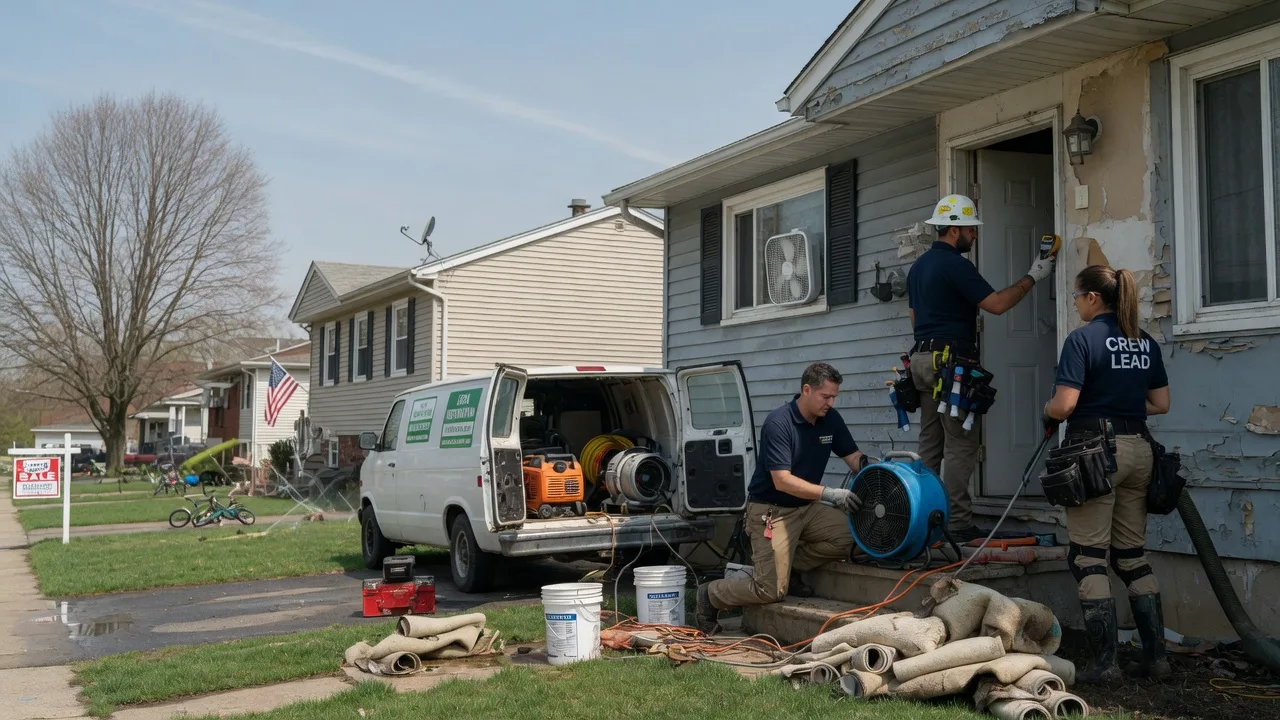 Flood Cleanup in Robbinsville, NJ near me